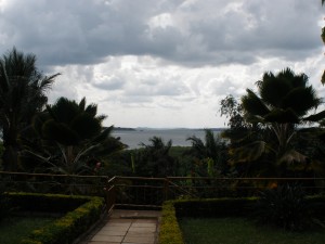 View of Lake Victoria from guest house